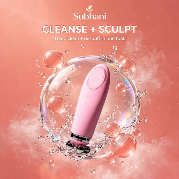 4-in-1 Rechargeable Facial Massager Device