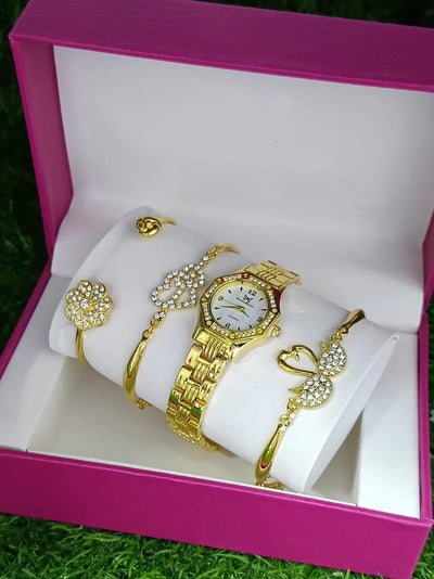 Women's Bracelet Watch Set