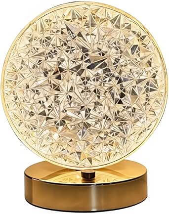 Crystal Round LED Table Lamp – PC-8210