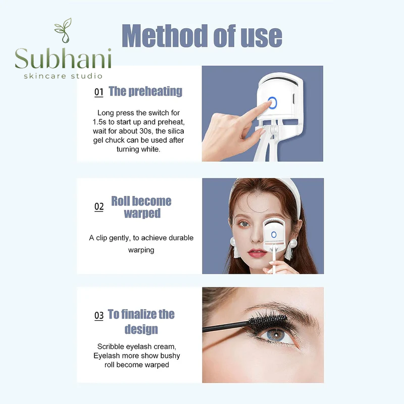 Rechargeable Heated Eyelash Curler