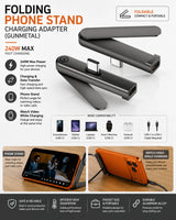 Folding Phone Stand Charging Adapter 240W