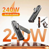 Folding Phone Stand Charging Adapter 240W