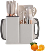 19-Piece Kitchen Tool & Knife Set