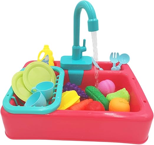 Kids Kitchen Sink Play Set