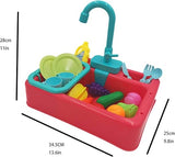 Kids Kitchen Sink Play Set