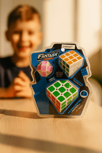 LORDEX Fantasy Cube Set – 3 Puzzle Cubes Collection