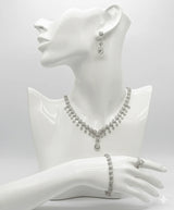 Teardrop Crystal Jewelry Set