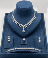Teardrop Crystal Jewelry Set