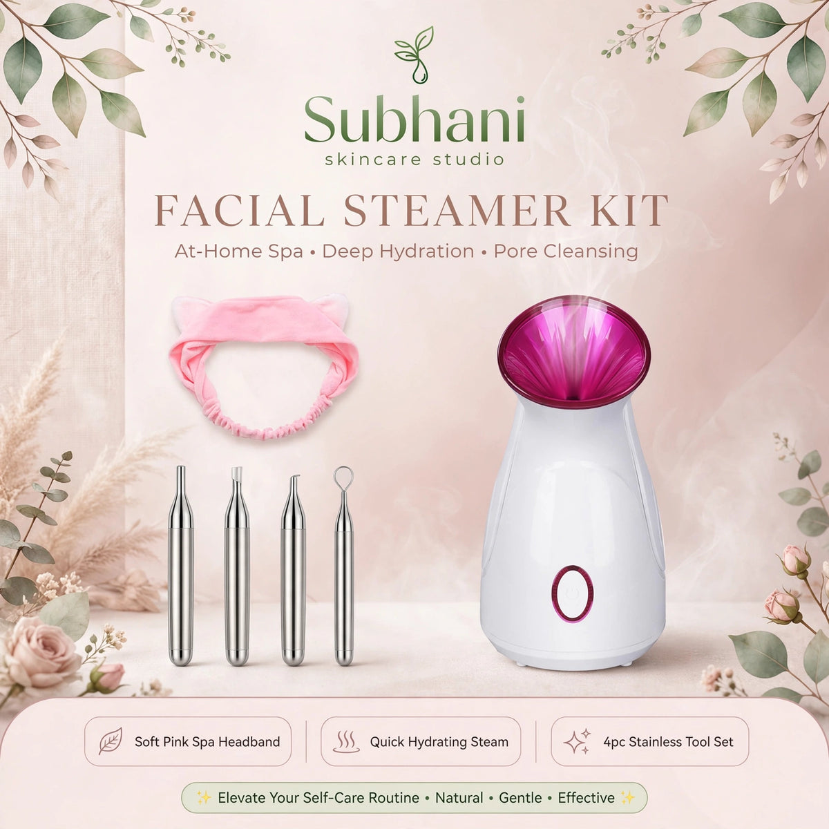 GlowSpa Nano Steamer