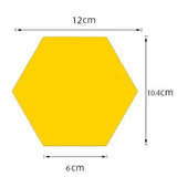 Hexagon Acrylic Mirror Wall Stickers (13 Pieces) | Modern Wall Decor