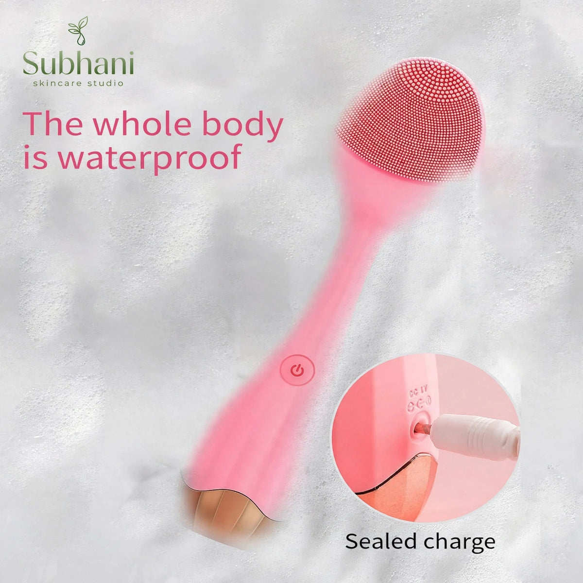 Rechargeable Silicone Facial Cleansing Brush