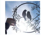 Bird on Tree Branch Acrylic Wall Art | Modern Nature Wall Decor