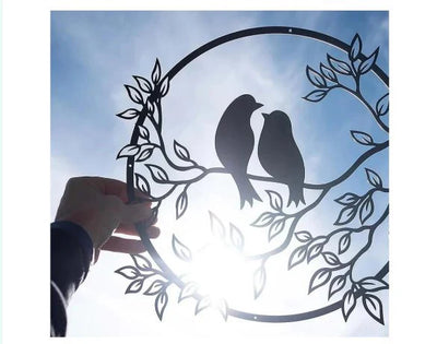 Bird on Tree Branch Acrylic Wall Art | Modern Nature Wall Decor