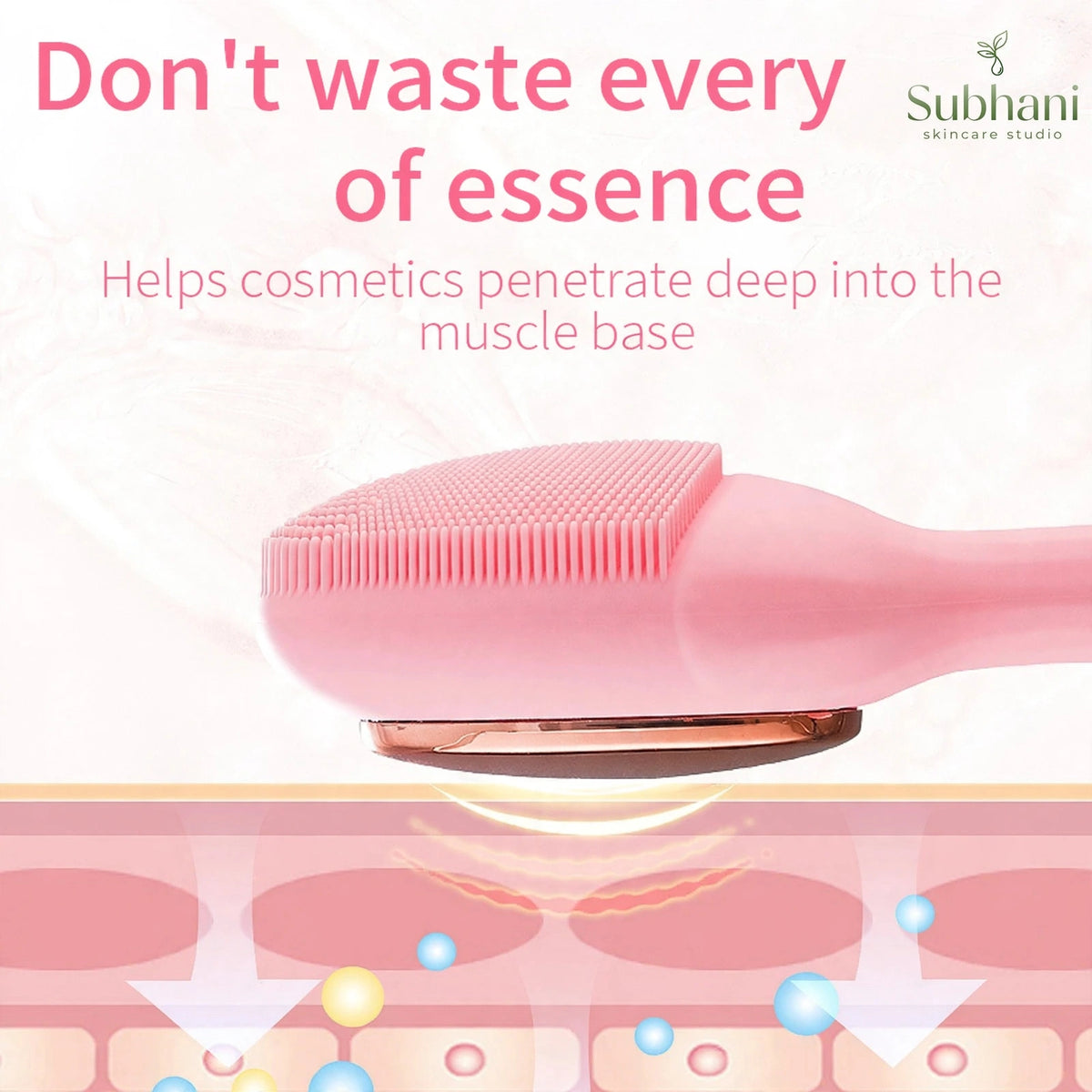 Rechargeable Silicone Facial Cleansing Brush