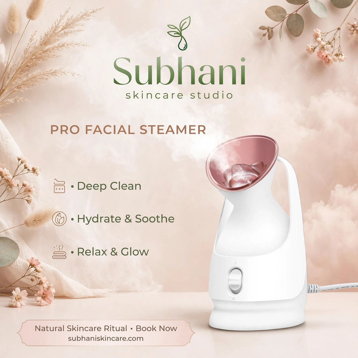 GlowSpa Nano Steamer