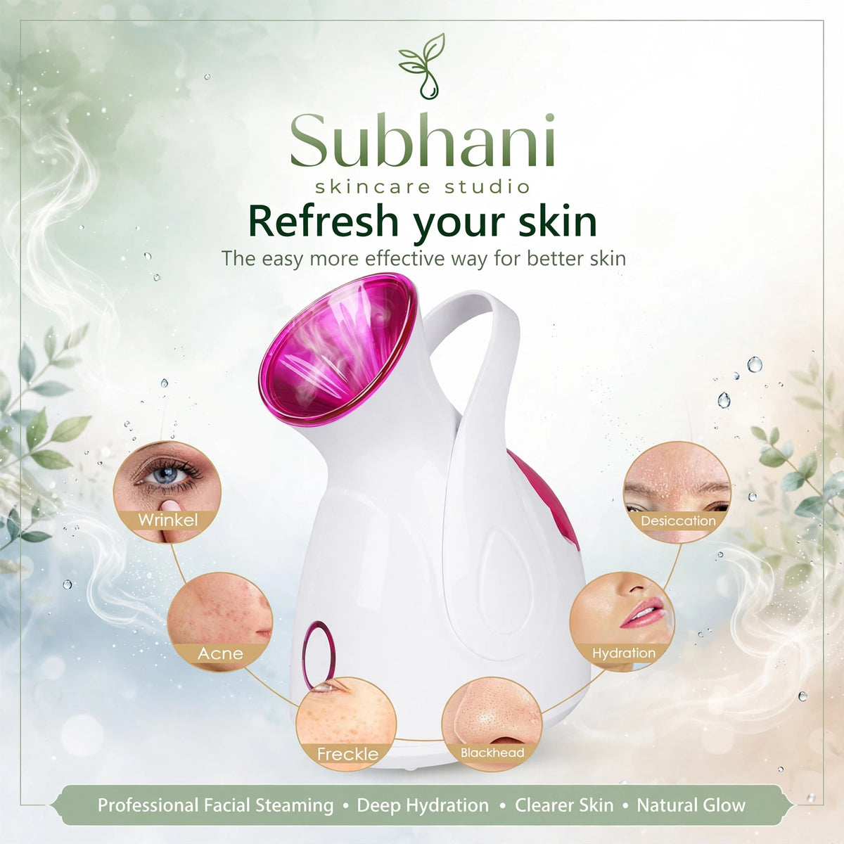 GlowSpa Nano Steamer
